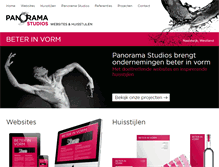Tablet Screenshot of panoramastudios.nl